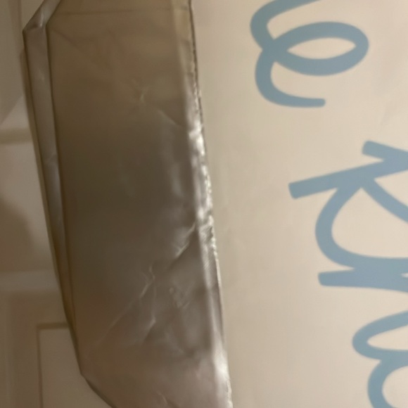 Lot of 10 New Reusable bag. Light blue words “the knot” Wedding favor or gift. - Picture 2 of 5